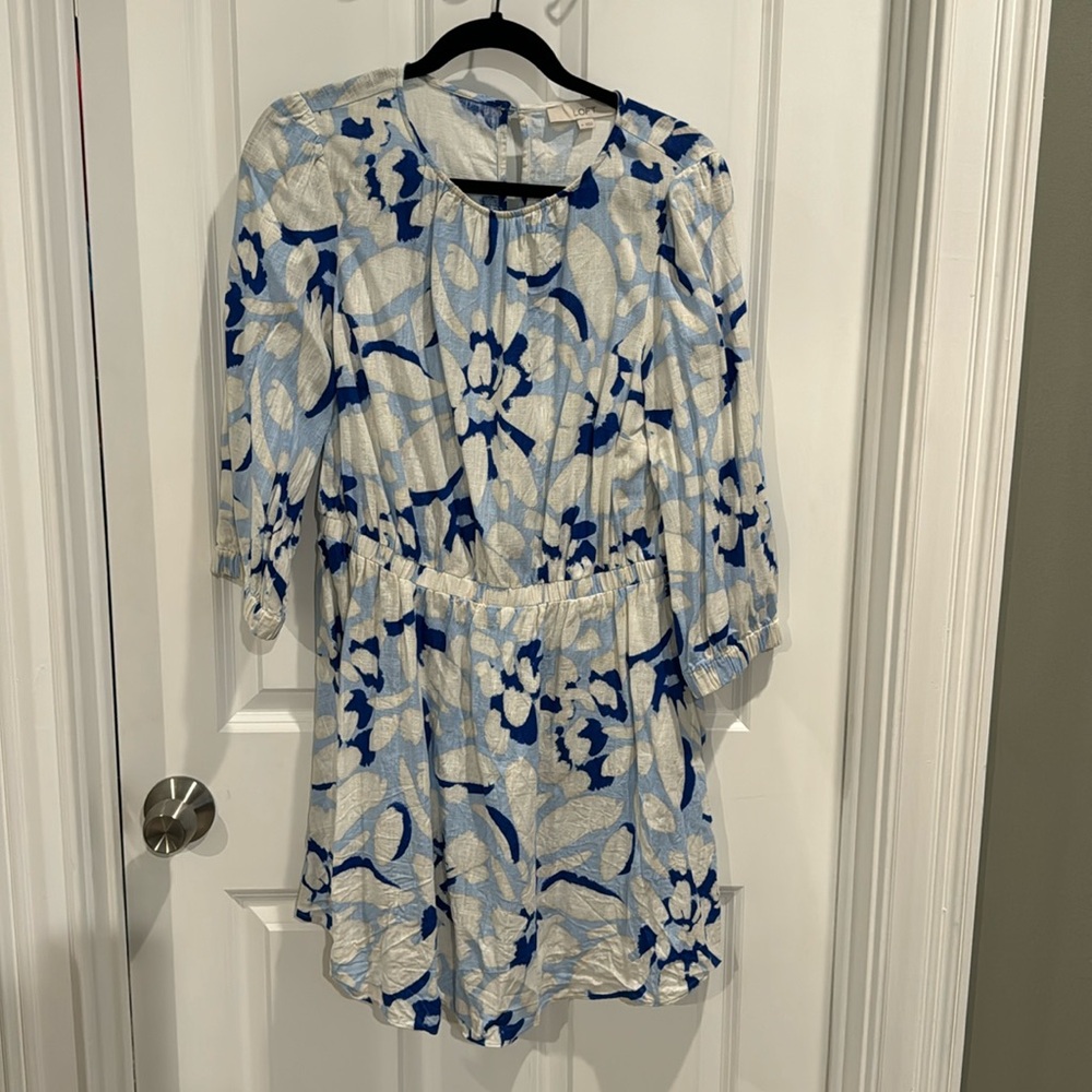 LOFT floral dress M